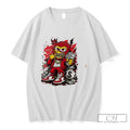 Premium The Simpsons Bart Gangster Money Red Graphic Tee
