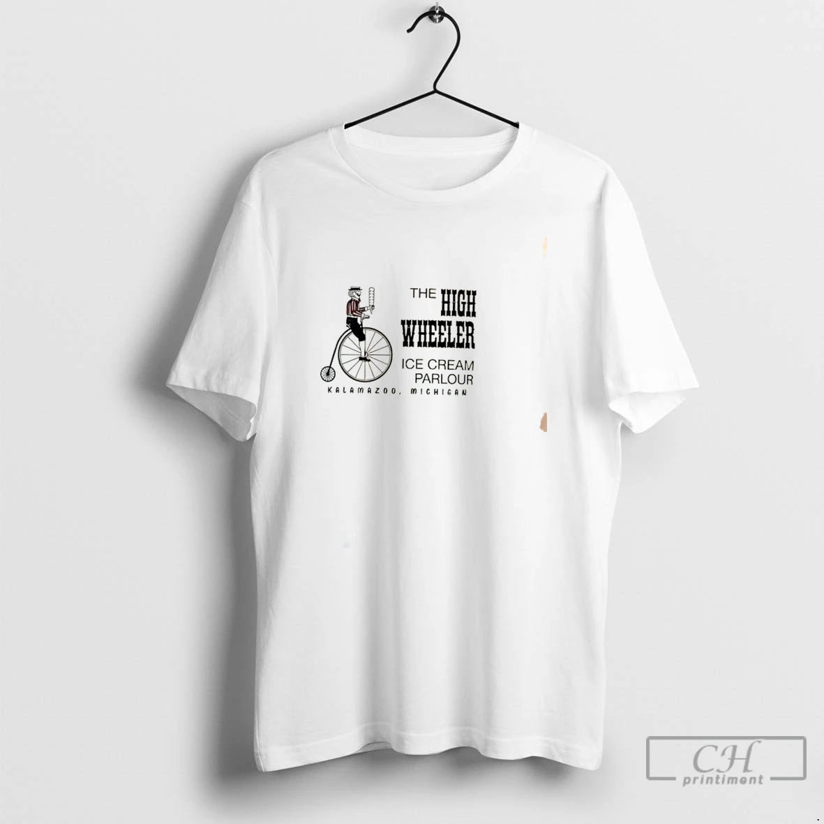 Premium The High Wheeler Ice Cream Parlour Graphic Tee