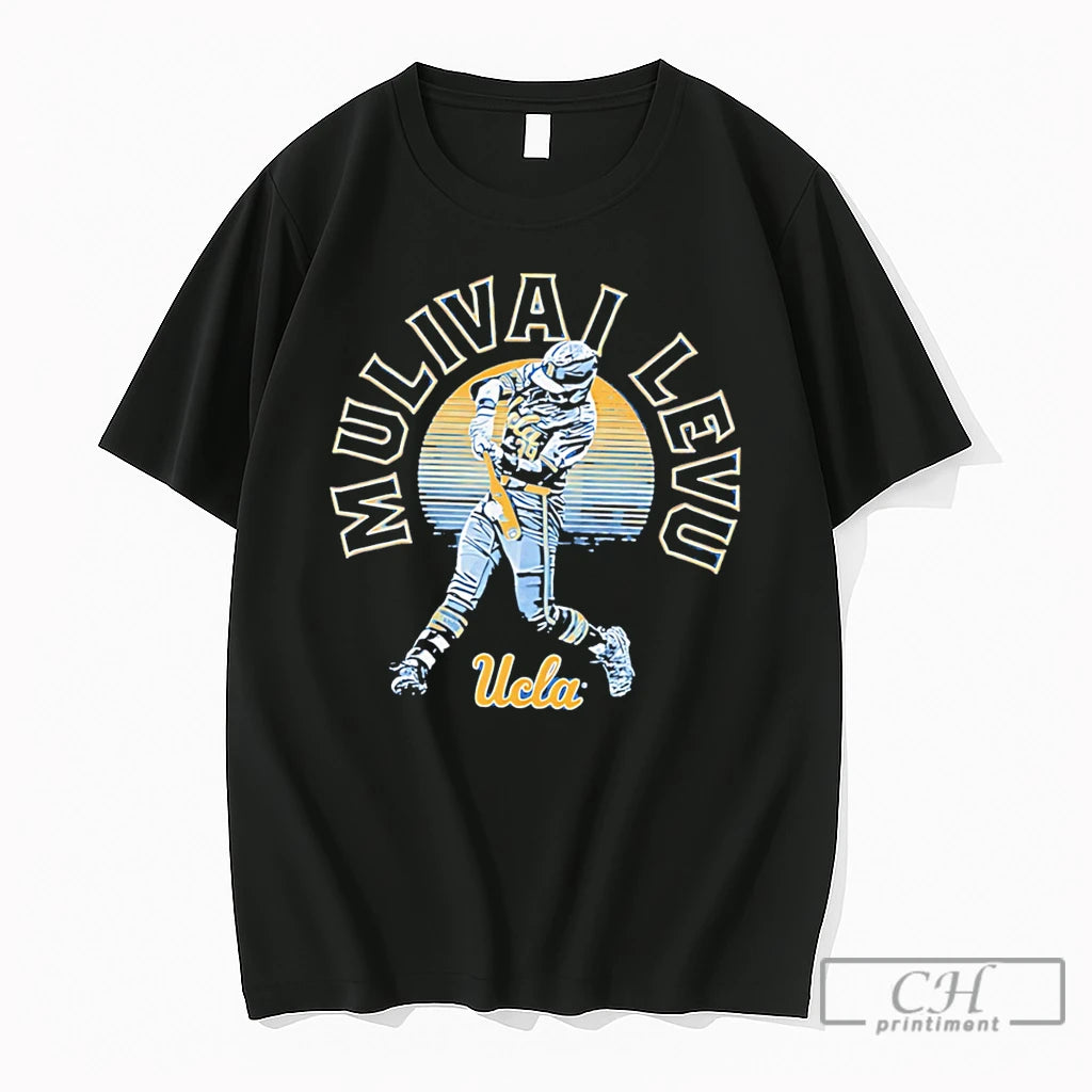 Premium Ucla Bruins Softball Levu Mulivai Graphic Tee