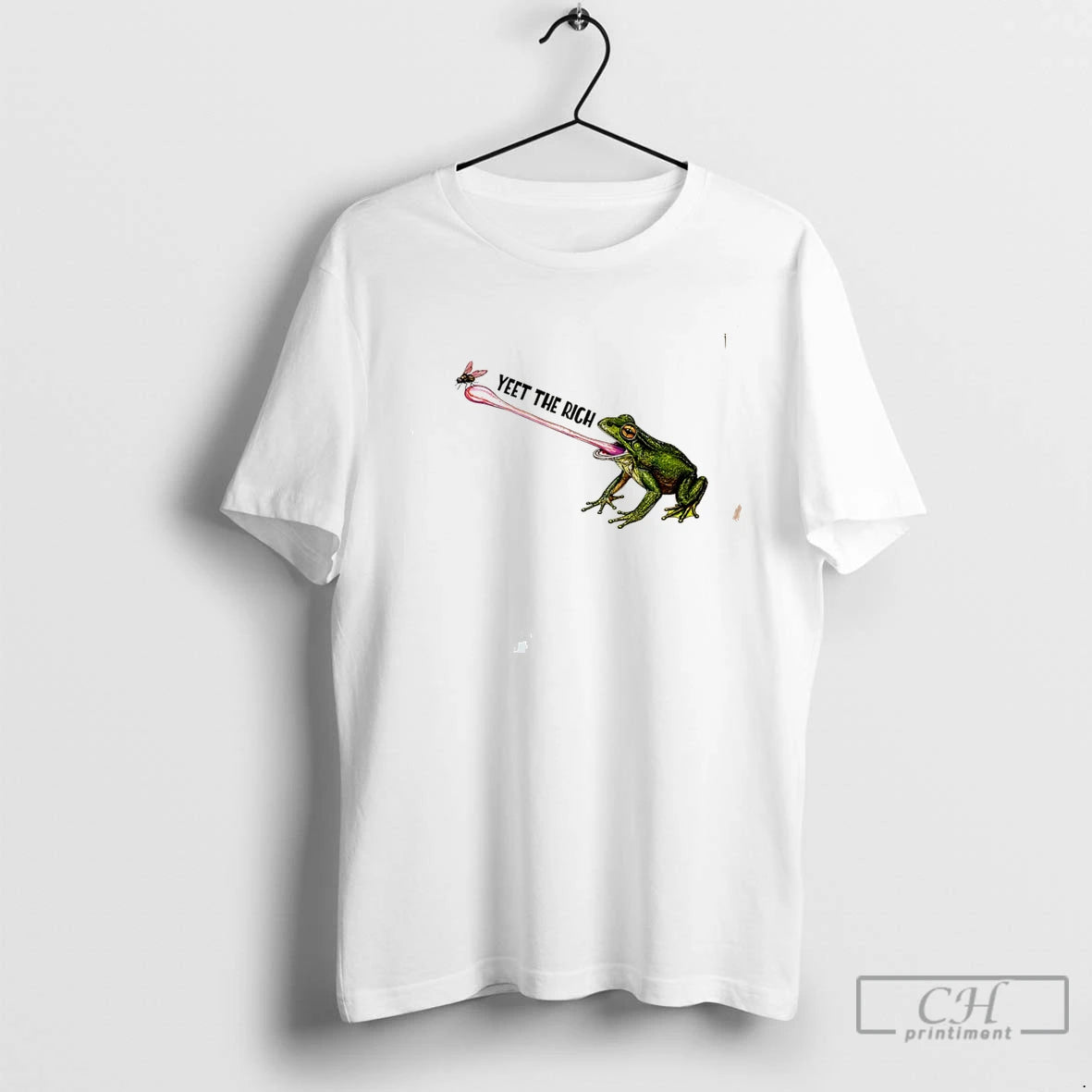 Premium Yeet The Rich Frog Graphic Tee