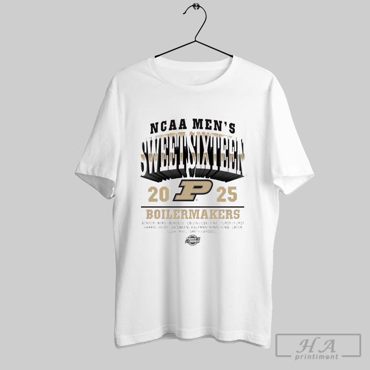 Purdue Boilermakers Basketball 2025 Ncaa Mens Sweet Sixteen March Madness Benter Berg Burgess Colvin Coxi