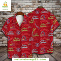 St Louis Cardinals Hawaiian Shirt Red Emblems MLB Baseball Apparel