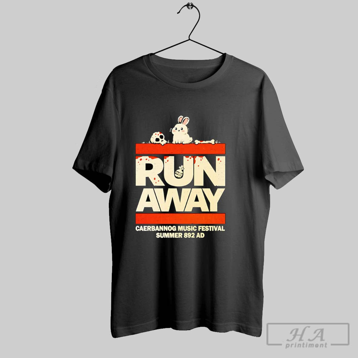 Run Away Caerbannog Music Festival Shirt Sweater Longsleeve And V Neck