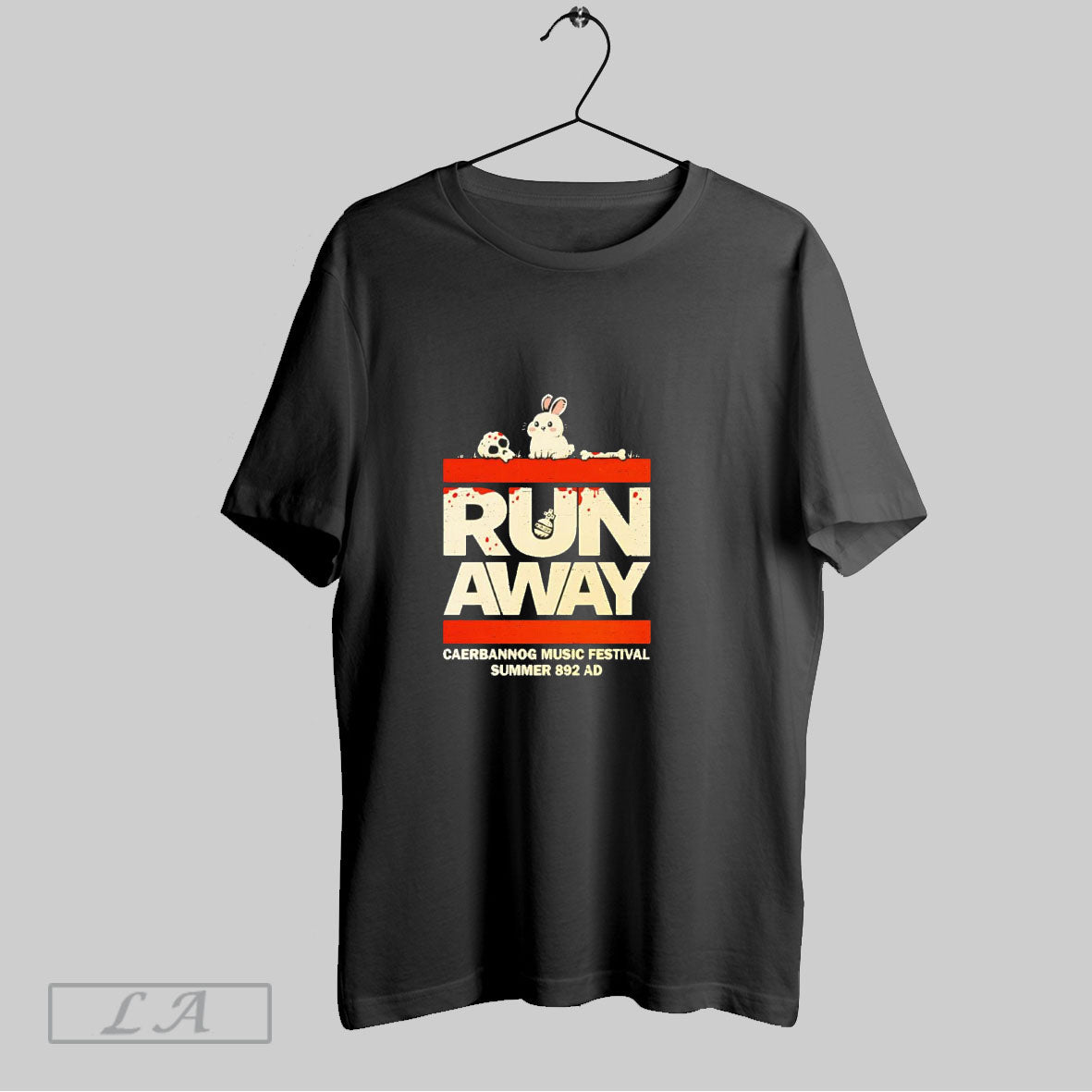 Run Away Rabbit Of Caerbannog Music Festival Summer 892ad Cartoon