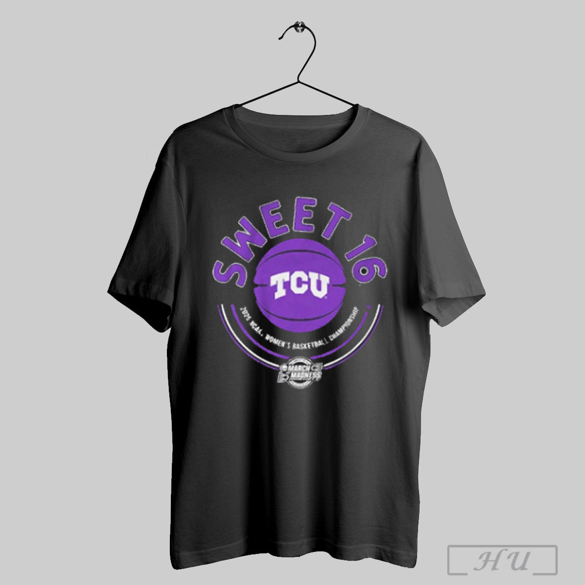 Tcu Womens Basketball 2025 Sweet Sixteen Ncaa Tournament T Shirt Png