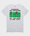 Tecmo Bowl Raiders Bo Jackson One Play
