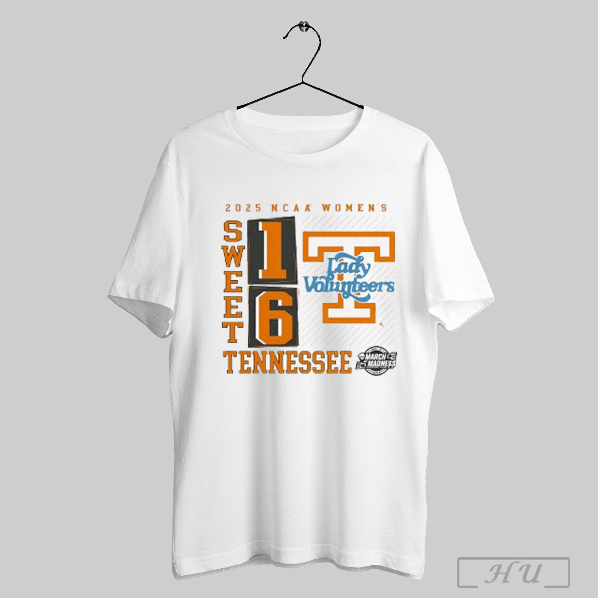 Tennessee Volunteers 2025 Lady Volunteers Ncaa Womens March Madness Sweet 16 T Shirts