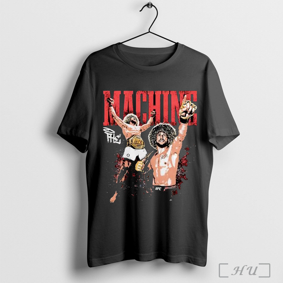 The Machine Ufc Fight Night Graphic Design Retro T Shirt