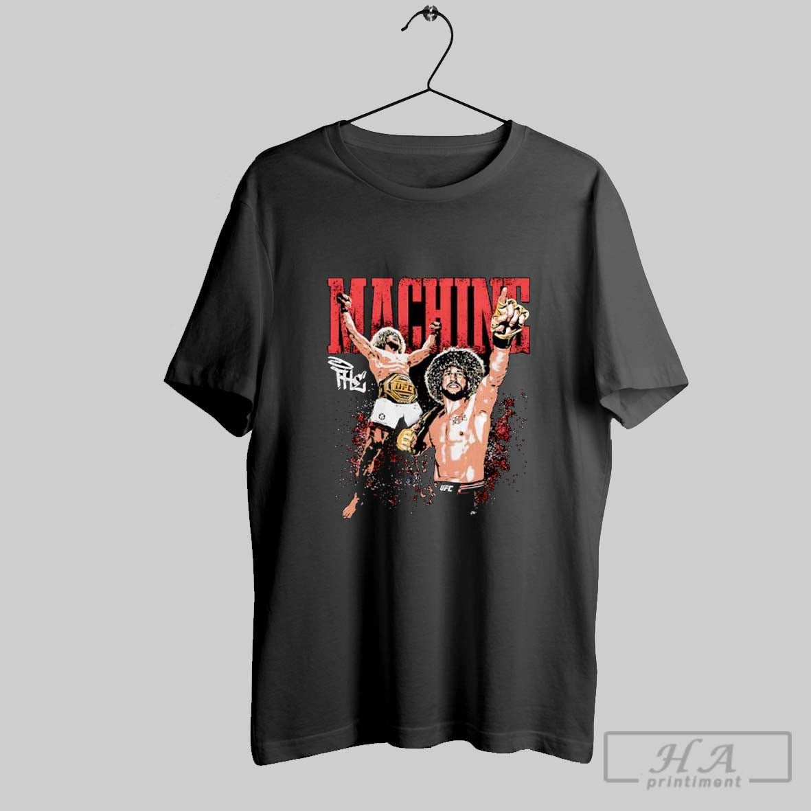 The Machine Ufc Fight Night Graphic Design Retro Shirta Sweater Longsleeve And V Neck