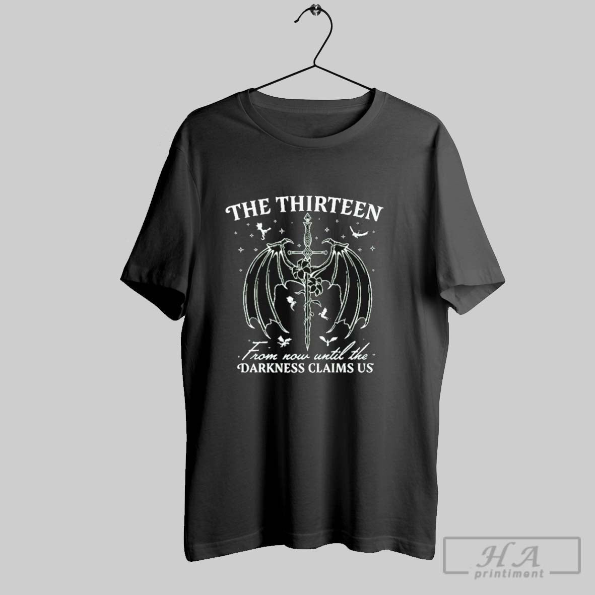 The Roaming Reader The Thirteen From Now Until The Darkness Claims Us Sword T Shirts