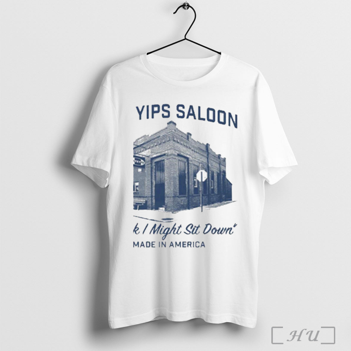 The Yips Saloon I Think I Might Sit Down T Shirt
