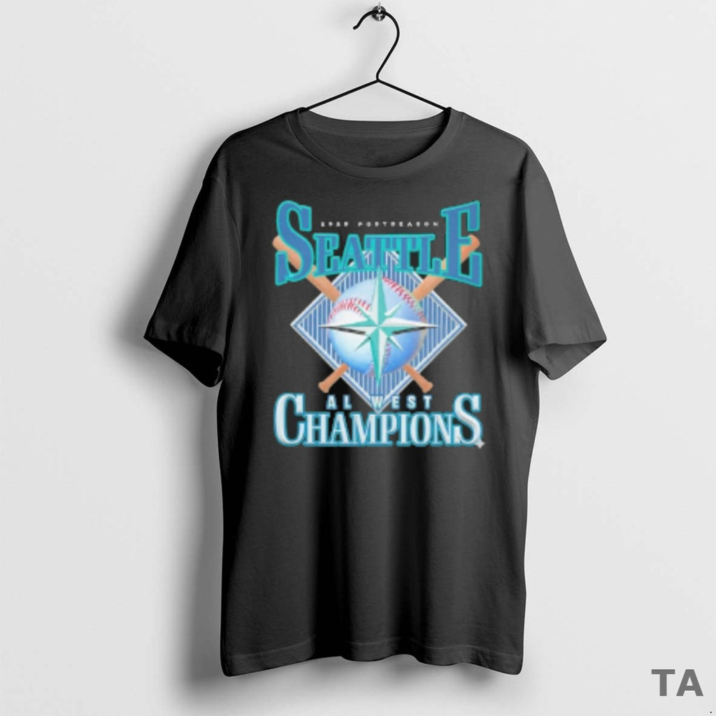 Top 2025 Mlb Postseason Seattle Al West Champions Seize The Moment Fanart T Shirt Sweater
