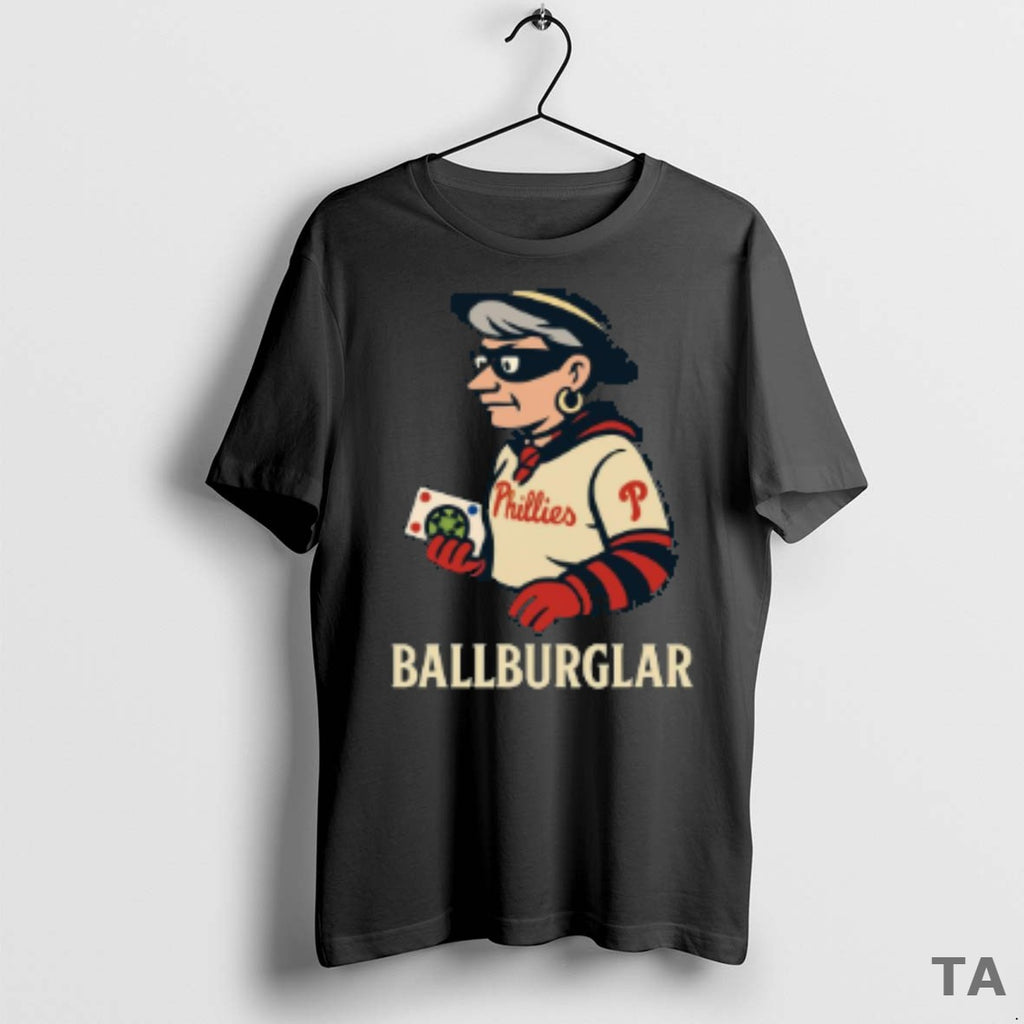 Top Ballburglar Philadelphia Phillies Mlb 2025 Drunk Phils Fans Painting T Shirt Sweater