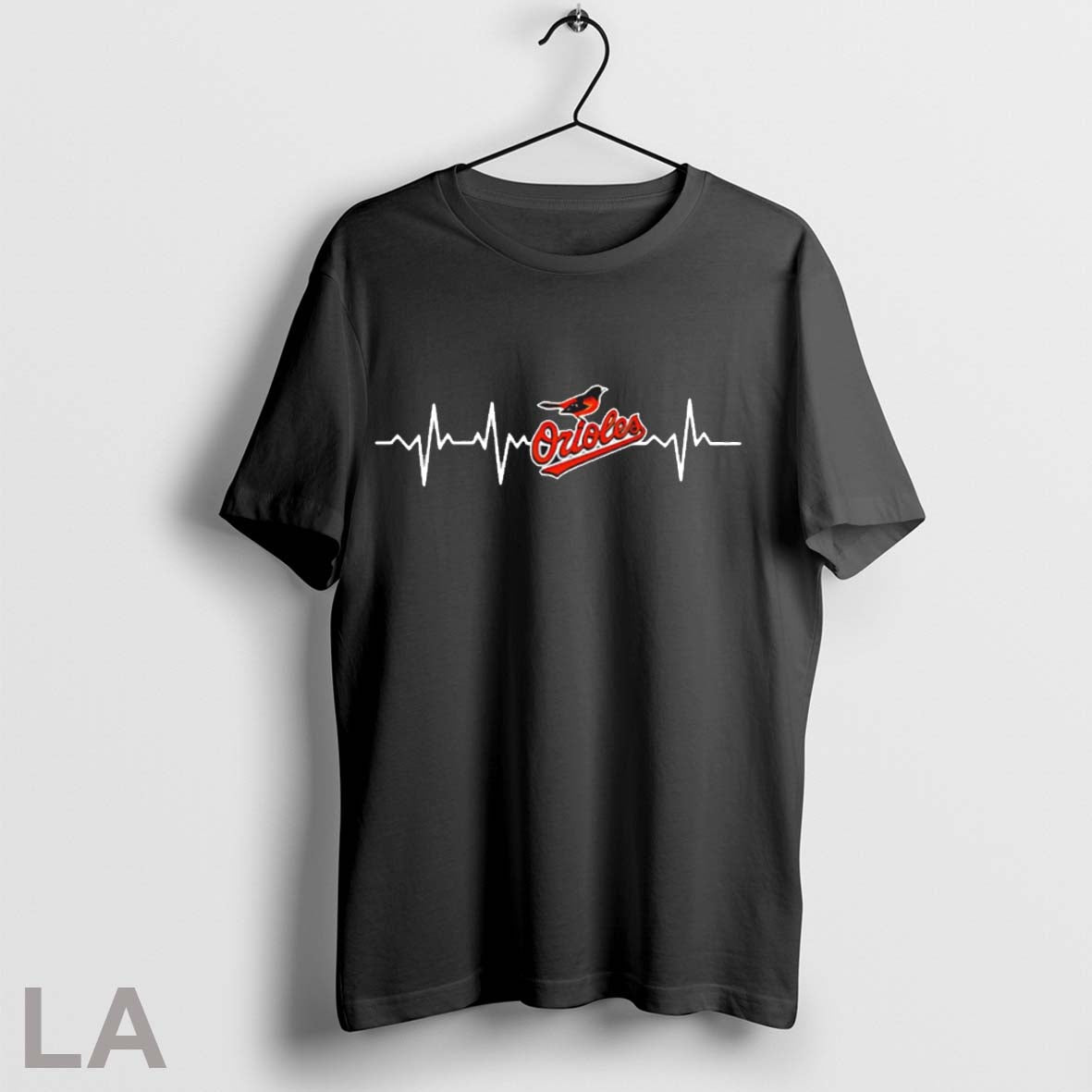 Top Baltimore Orioles Baseball Heart Beat T Shirt