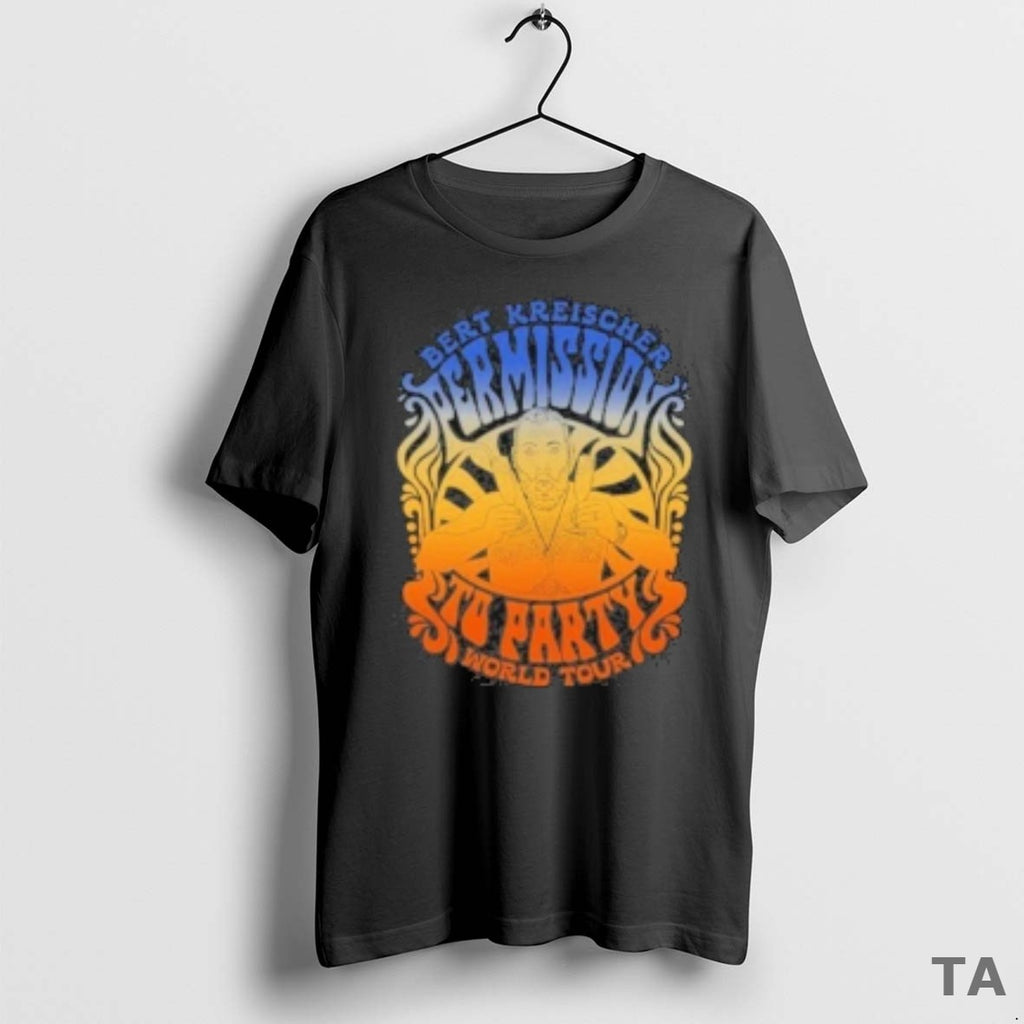 Top Bert Kreischer Permission To Party World Tour 2025 T Shirt Sweater