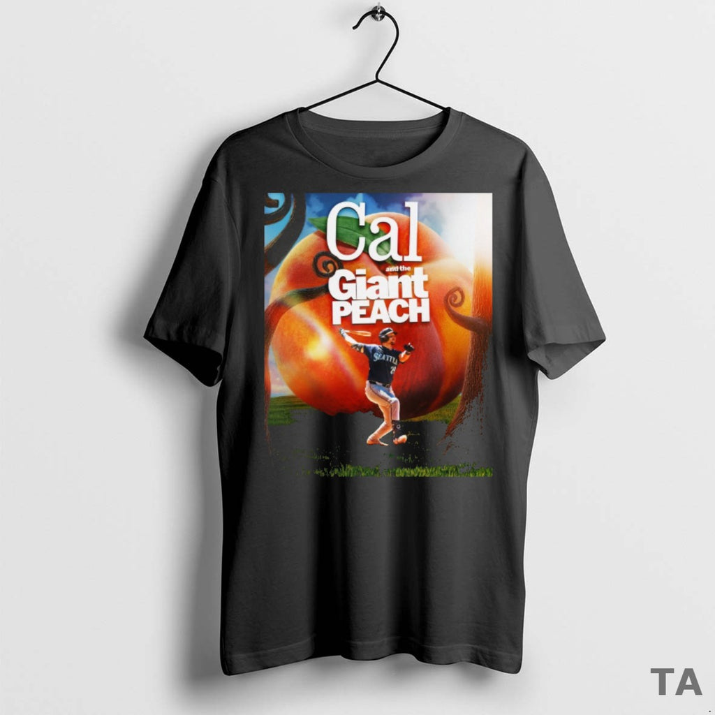 Top Cal Raleigh And The Giant Peach Seattle Mariners Mlb T Shirt Sweater