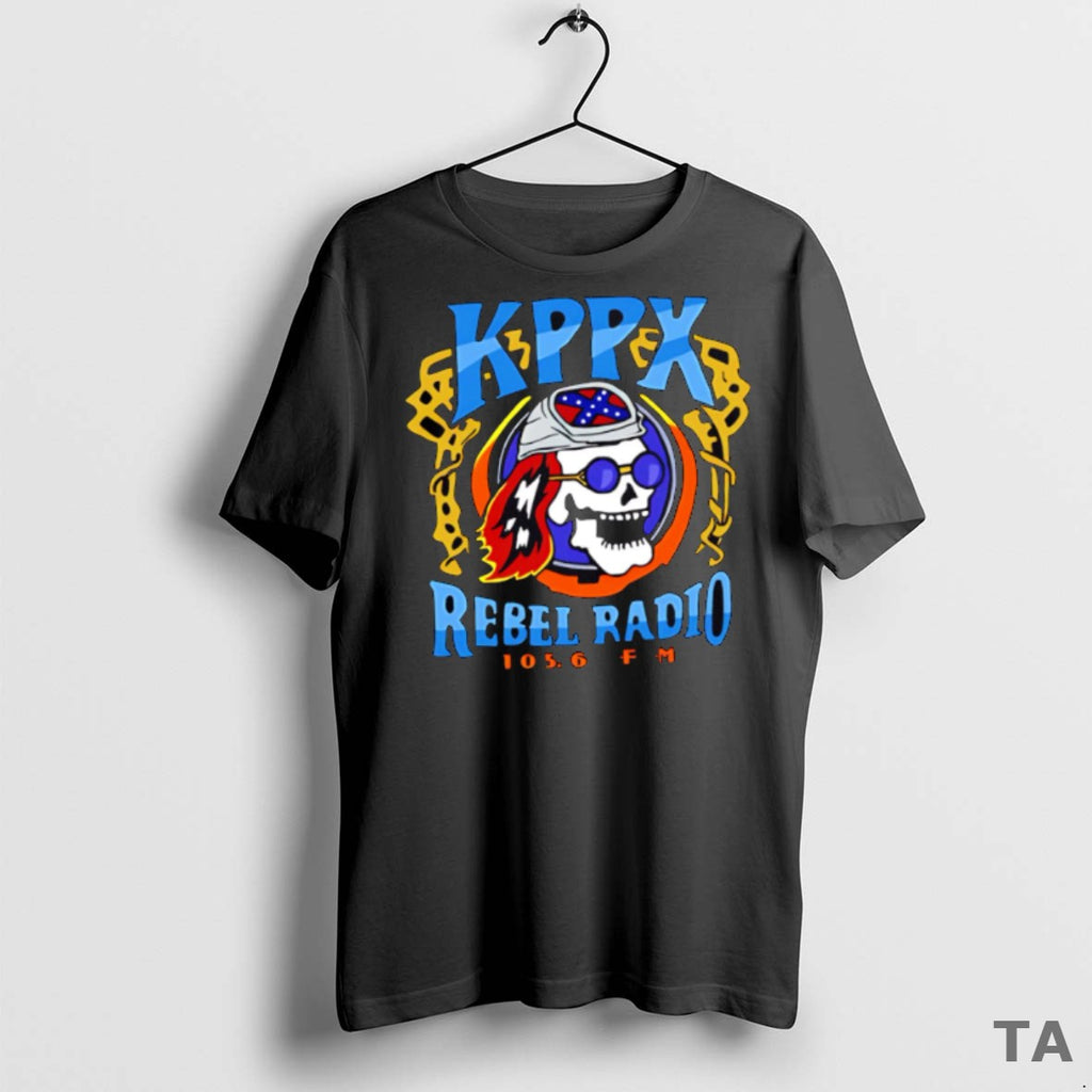 Top Kppx Rebel Radio Skull Movies T Shirt Sweater