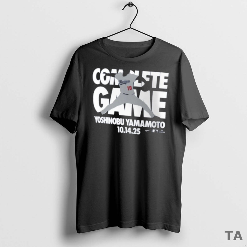 Top Los Angeles Dodgers Mlb Yoshinobu Yamamoto Complete Game 10 14 2025 T Shirt Sweater