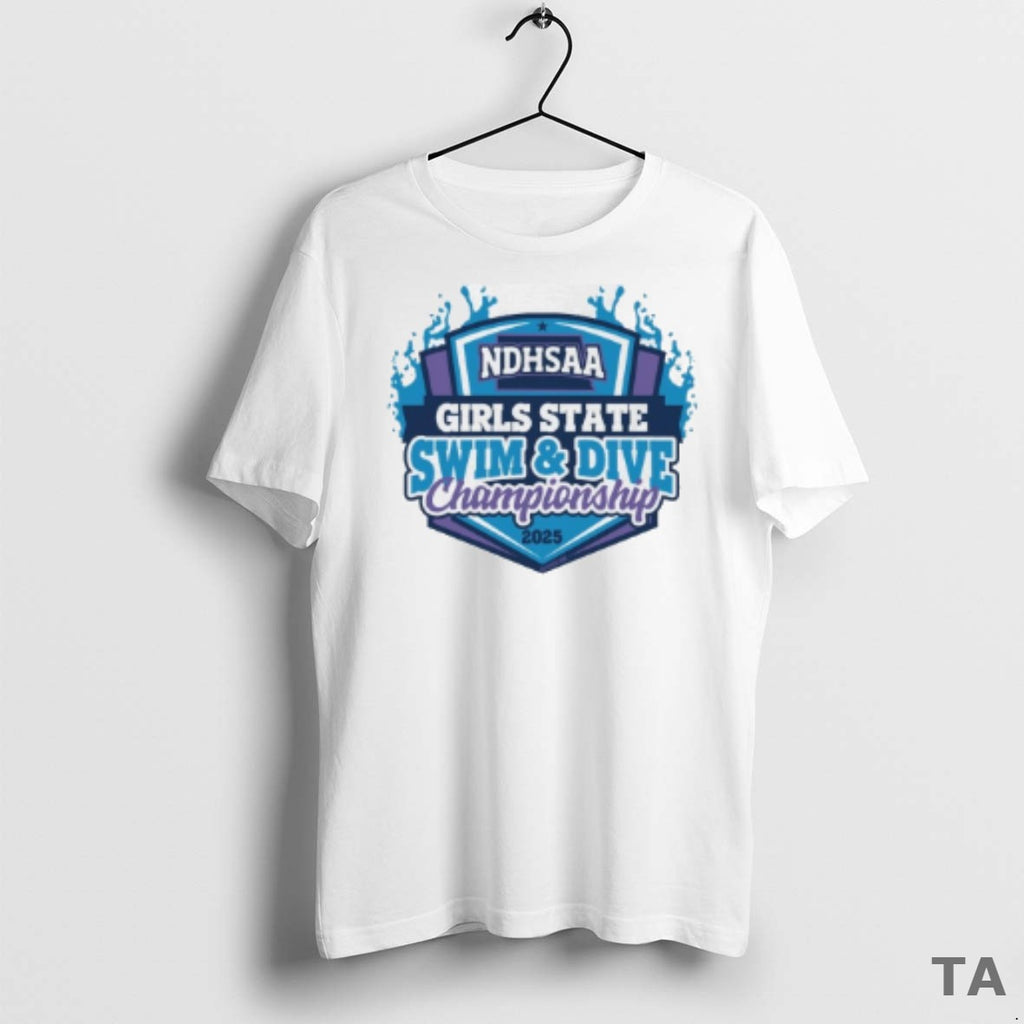 Top Ndhsaa Girls Swimming Diving State Meet Qualifiers Performance 2025 Logo Fan Gear