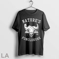 Top Natures Foreclosure Diablo Macabre Buffalo Bison Head Wings T Shirts