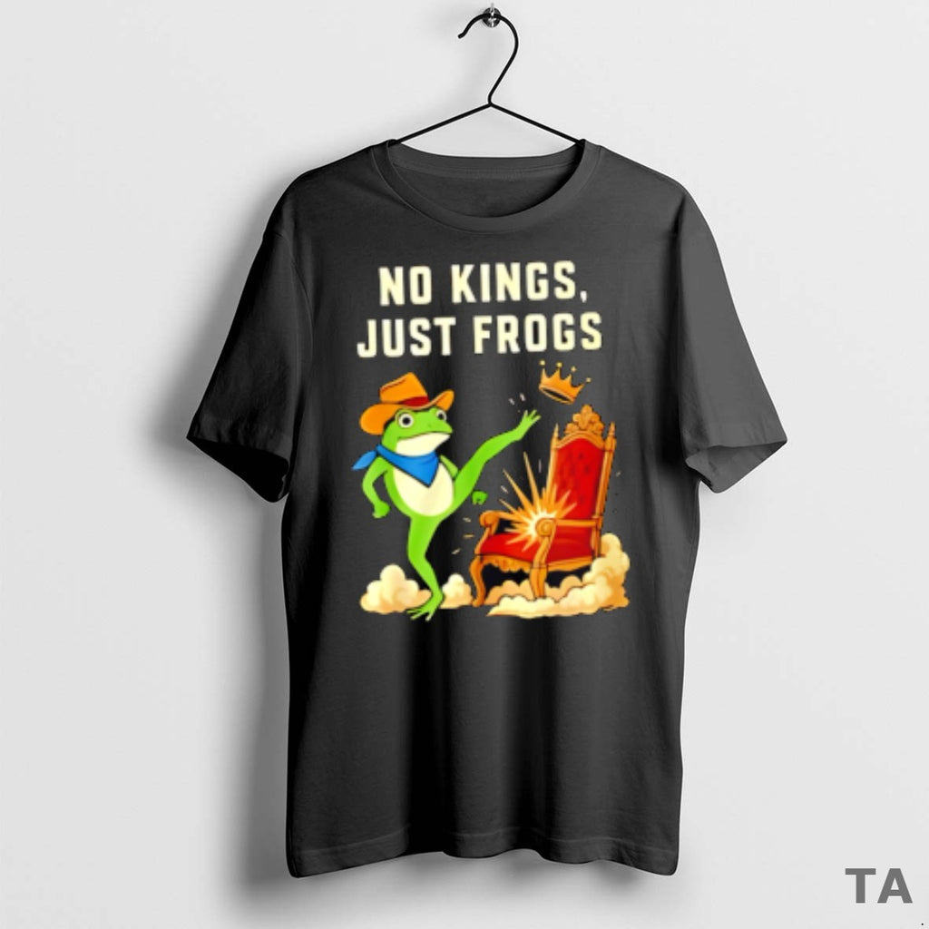 Top No Kings Just Frogs T Shirt Sweater