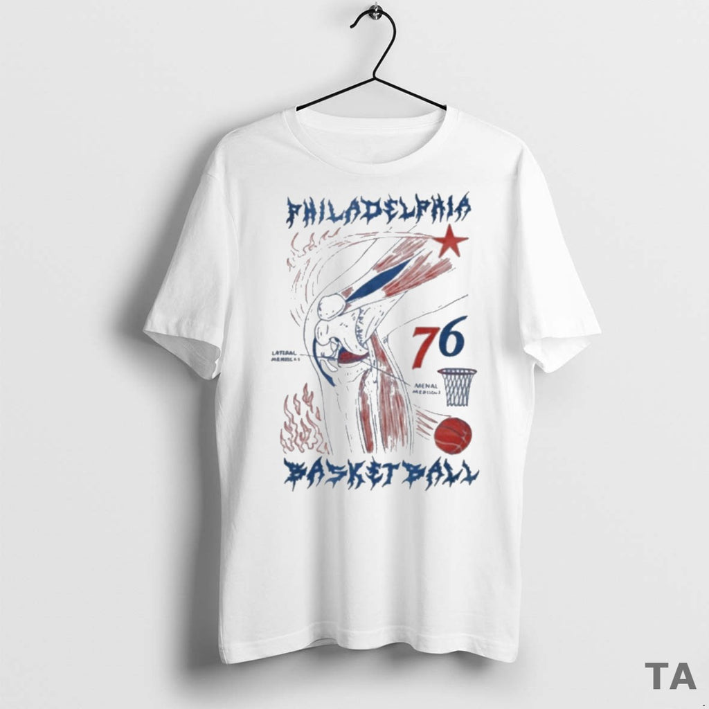 Top Philadelphia Basketball Knees 76 T Shirt Sweater
