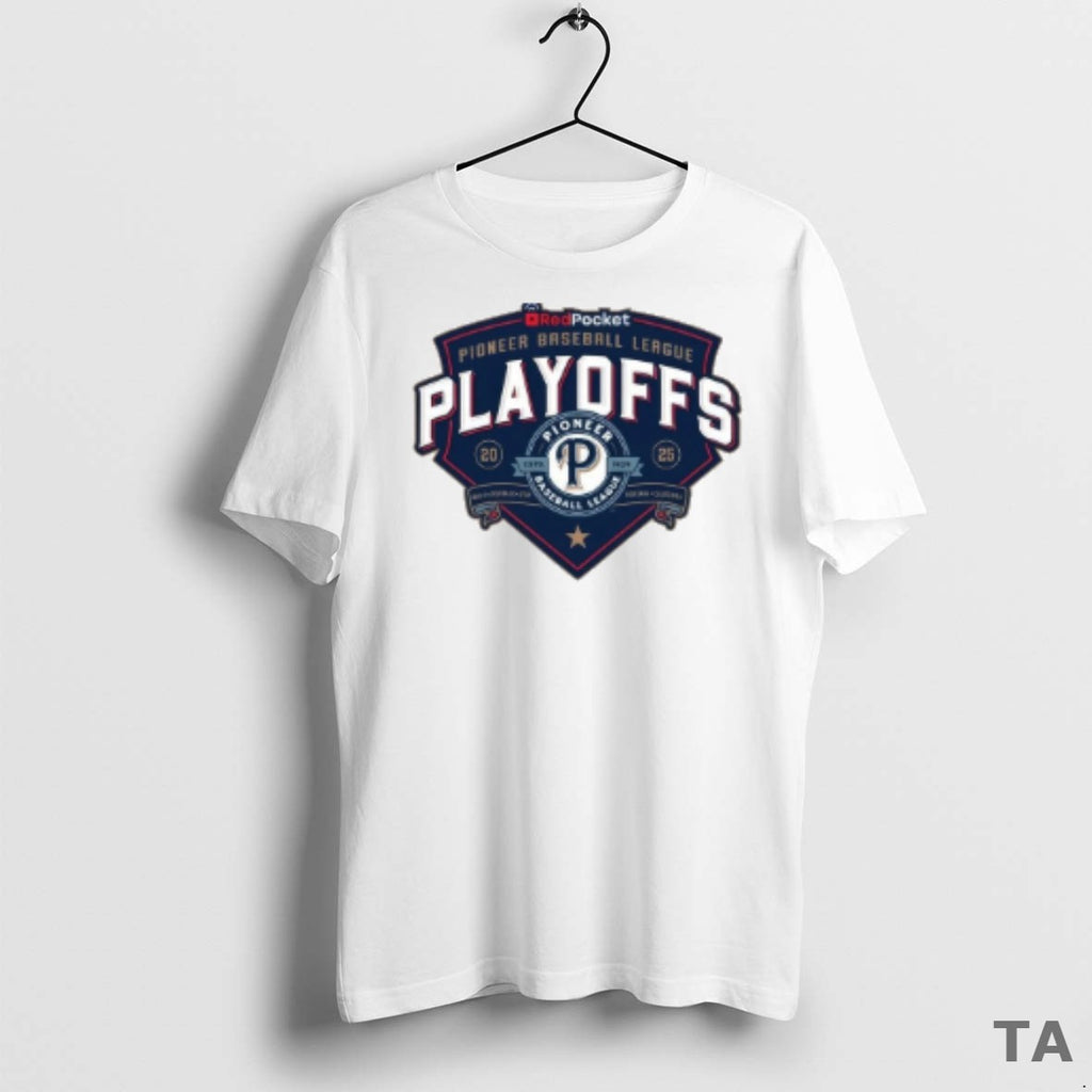Top Red Pocket Pioneer Baseball League Playoffs 2025 Fan Gear T Shirt Sweater
