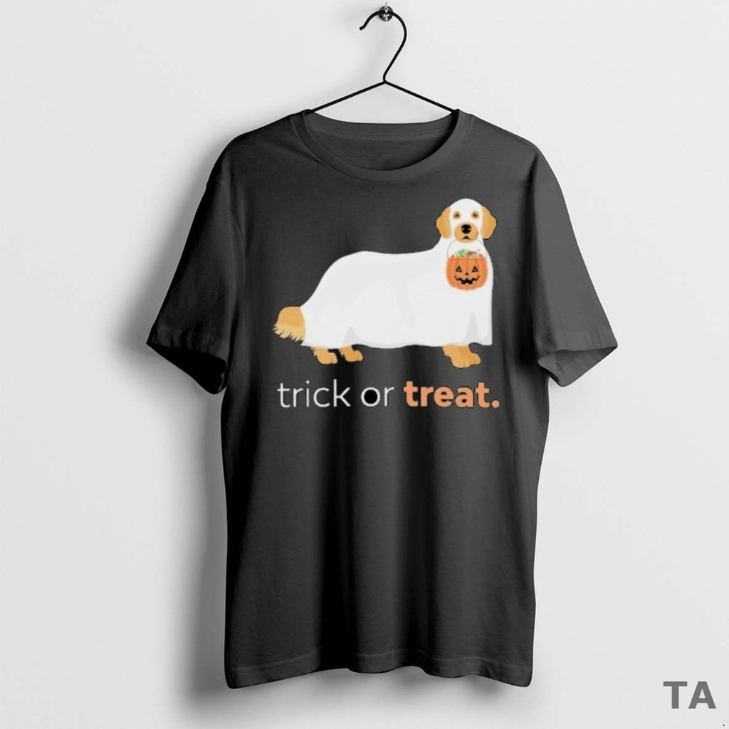 Top Spooky Pup Trick Or Treat Encore Vet Group T Shirt Sweater