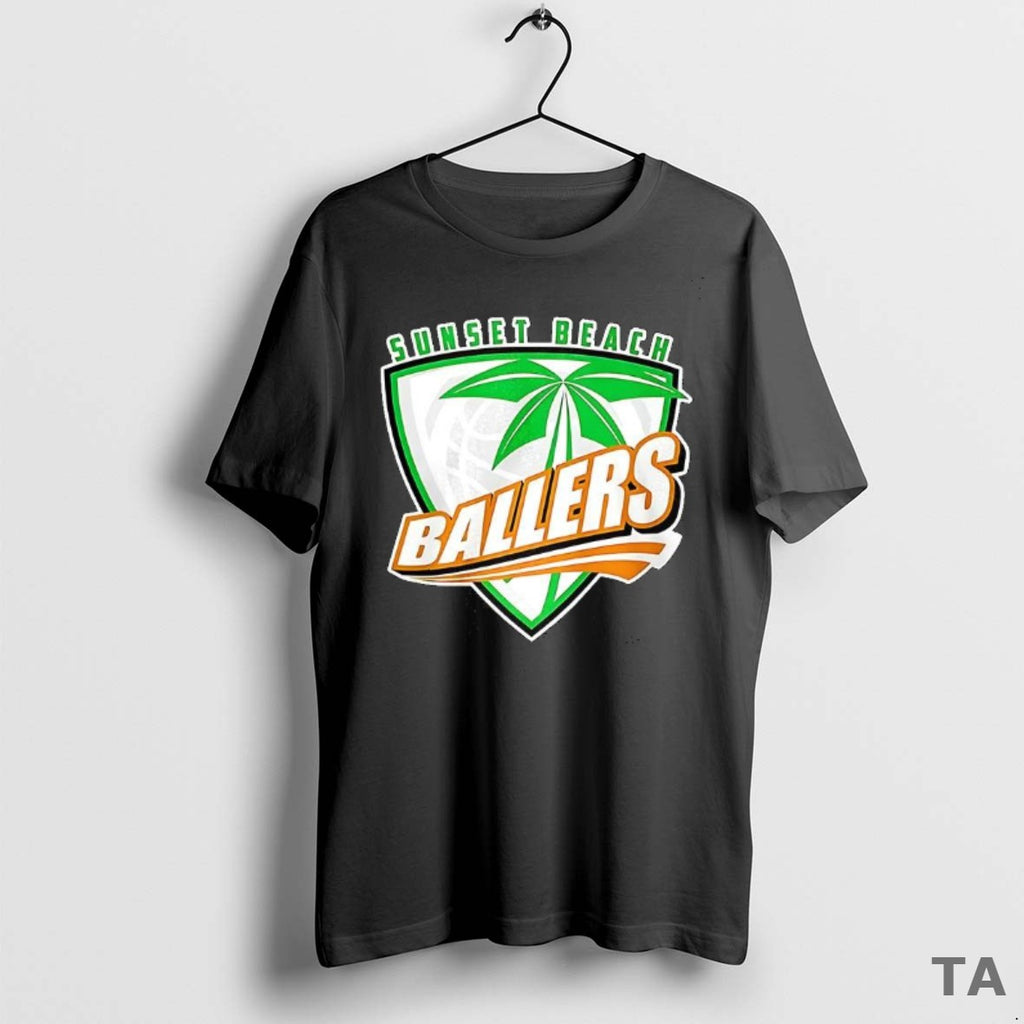 Top Sunset Beach Ballers Logo T Shirt Sweater