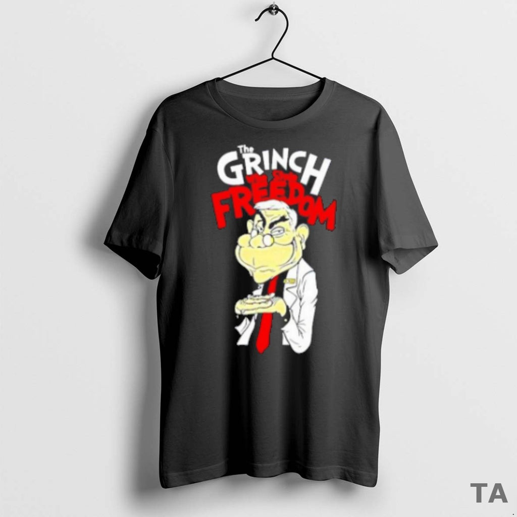 Top The Grinch Who Stole Freedom Anti Fauci T Shirt Sweater