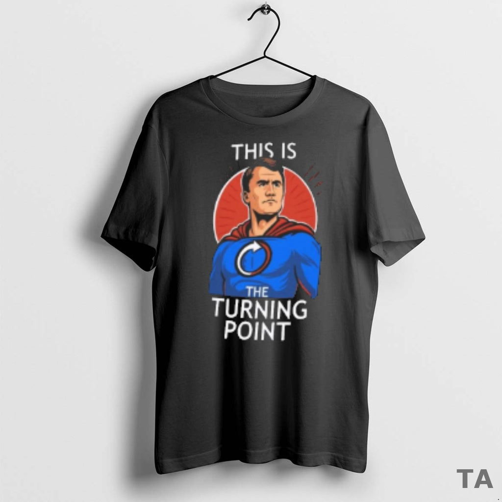Top This Is Charlie Kirk Superhero The Turning Point 1993 2025 Painting T Shirt Sweater