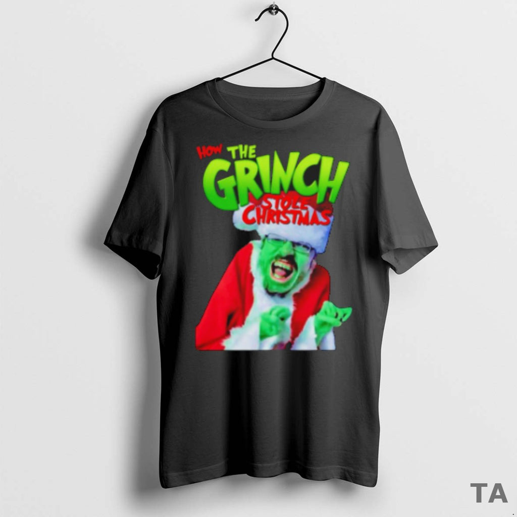 Top Walter White How The Grinch Stole Christmas T Shirt Sweater