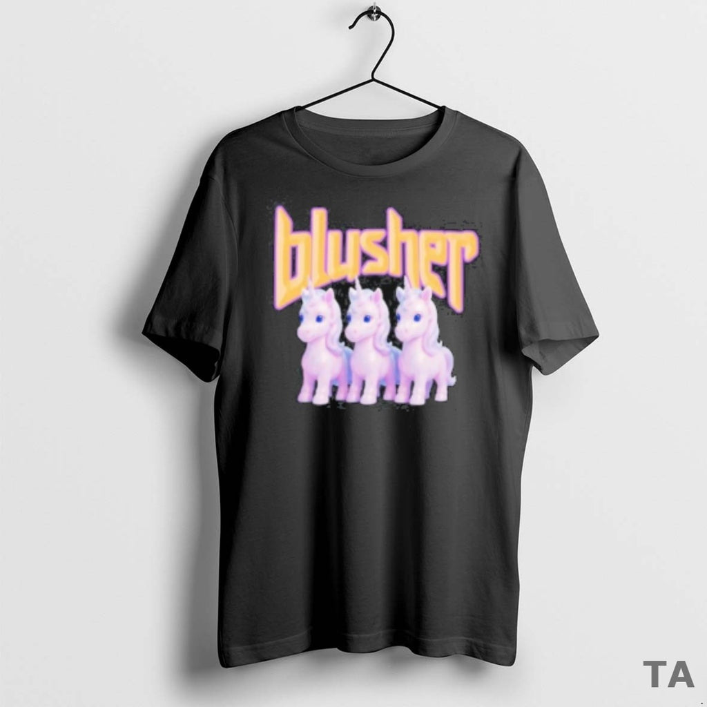 Top Warner Music Australia Blusher Unicorn 2025 T Shirt Sweater