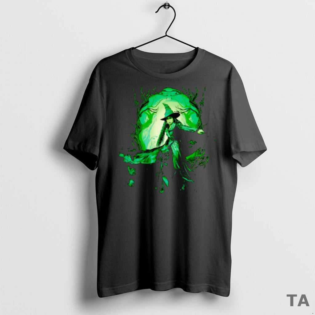 Top Wicked For Good Elphaba Green Forest T Shirt Sweater