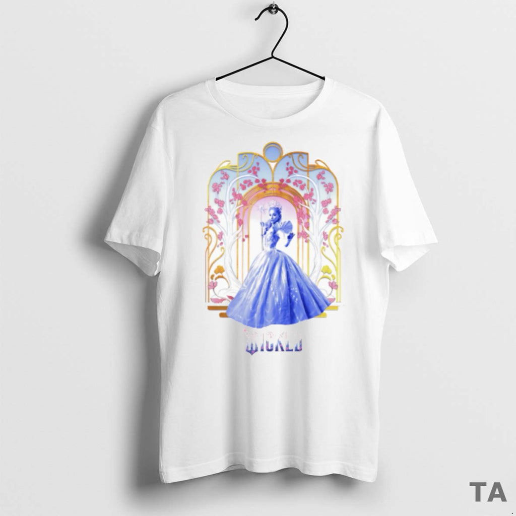 Top Wicked For Good Glinda Flowers And Trees T Shirt Sweater