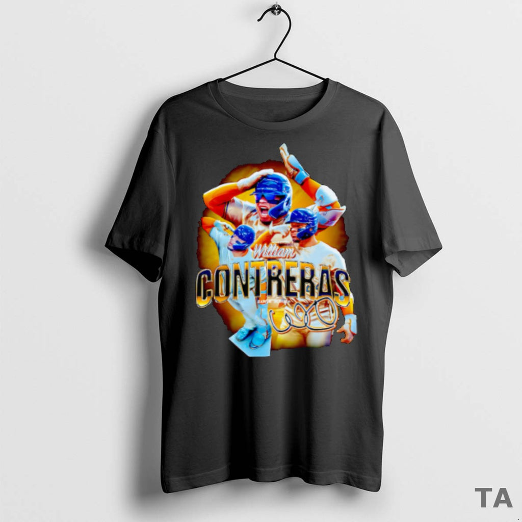 Top William Contreras Player Graphic Retro T Shirt Sweater
