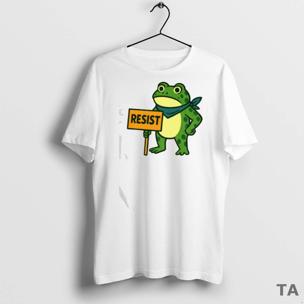 Top Frog Resist Portland Frog Protest Activist Political 2025 T Shirt Znkokv T Shirt Sweater