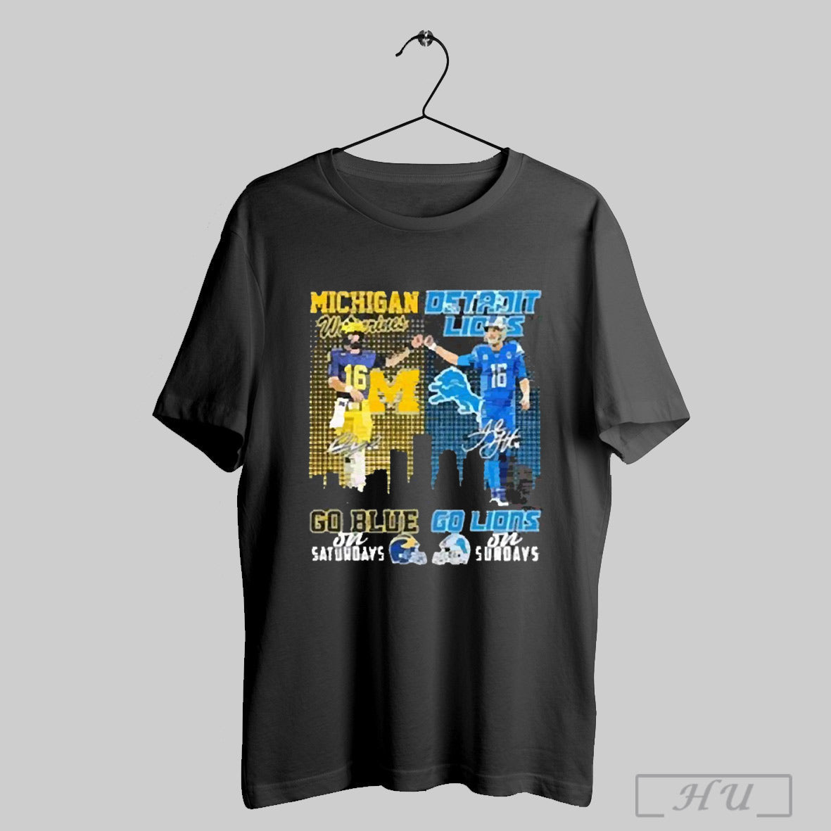 Trending Awesome Michigan Wolverines Go Blue On Saturdays Detroit Lions Go Lions On Sundays