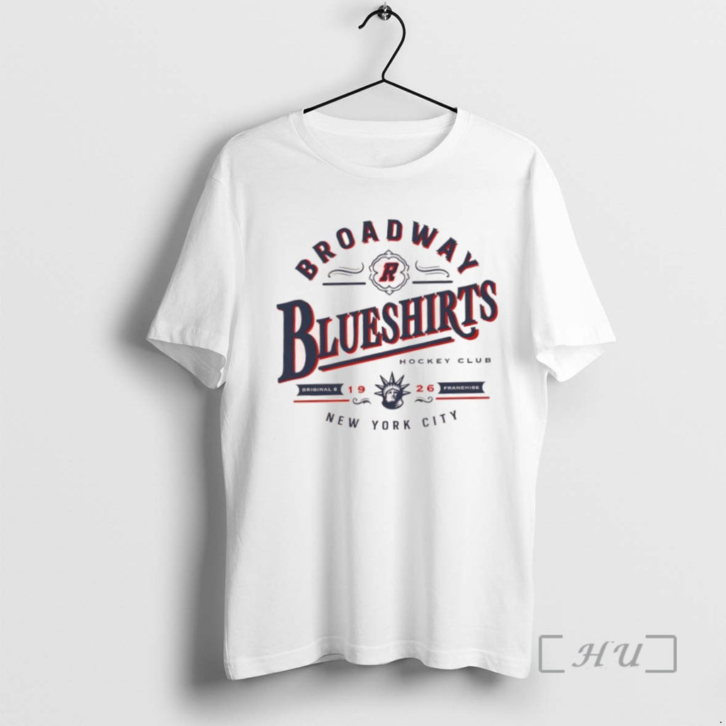 Trending Broadway Blueshirts New York City Hockey Club Tee Shirt Sweater