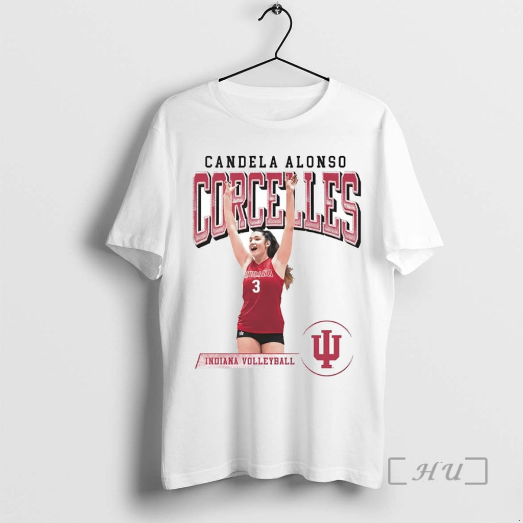 Trending Candela Alonso Corcelles Graphic Celebration Indiana Volleyball Tee Shirt Sweater