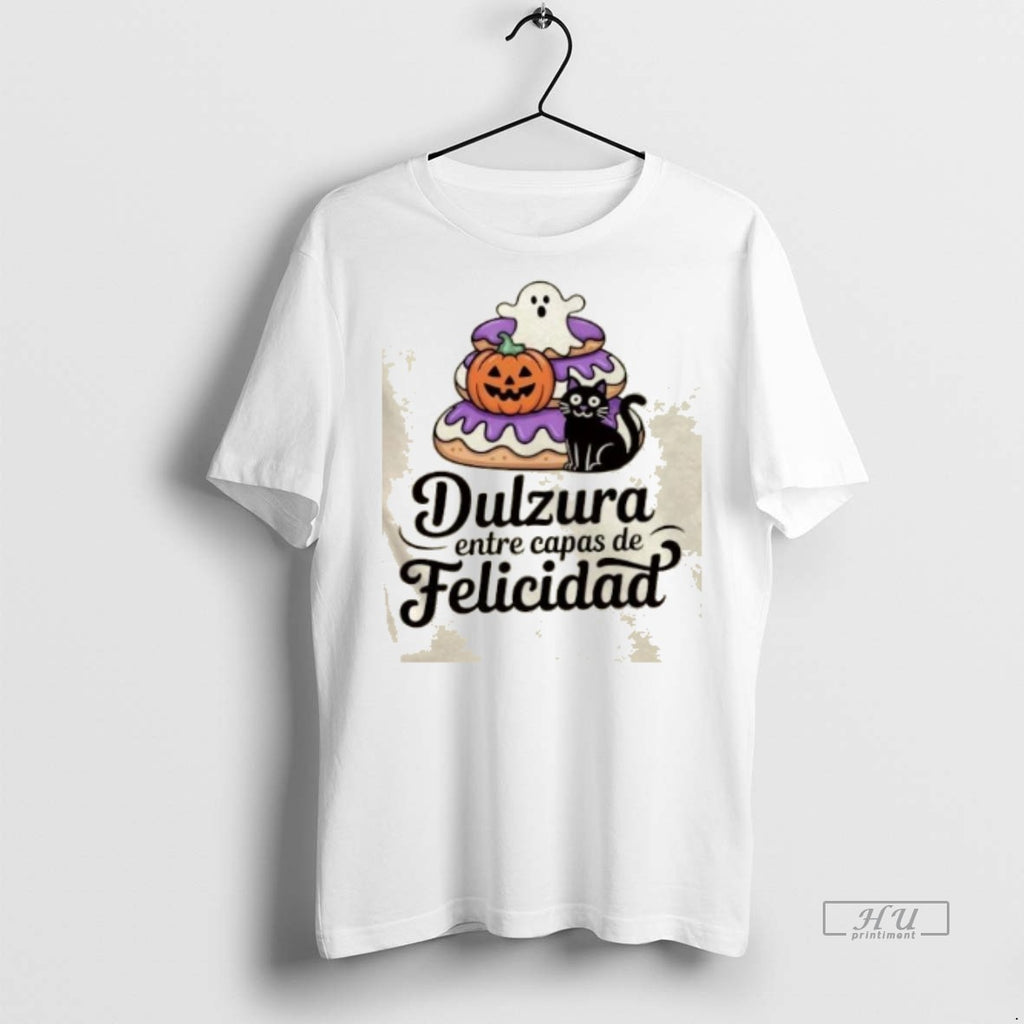 Trending Dulzura Entre Capas De Felicidad Halloween Cute Graphic Tee Shirt Sweater