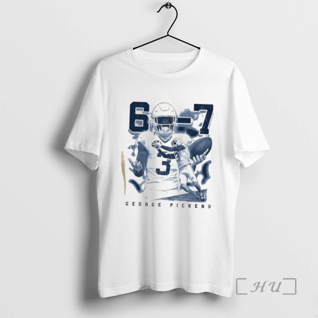 Trending George Pickens Dallas Cowboys 6 7 Retro Tee Shirt Sweater
