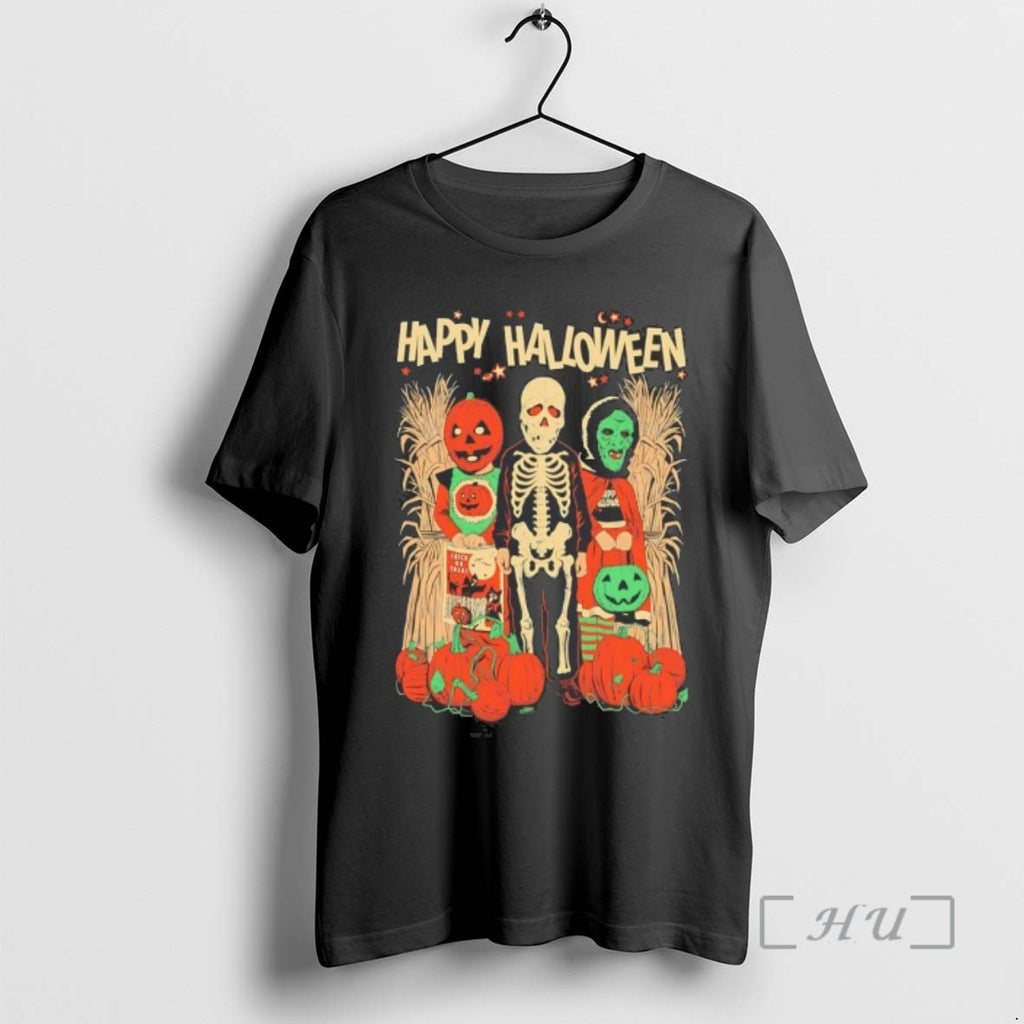 Trending Happy Halloween Trick Or Treat Spooky Season Tee Shirt Sweater