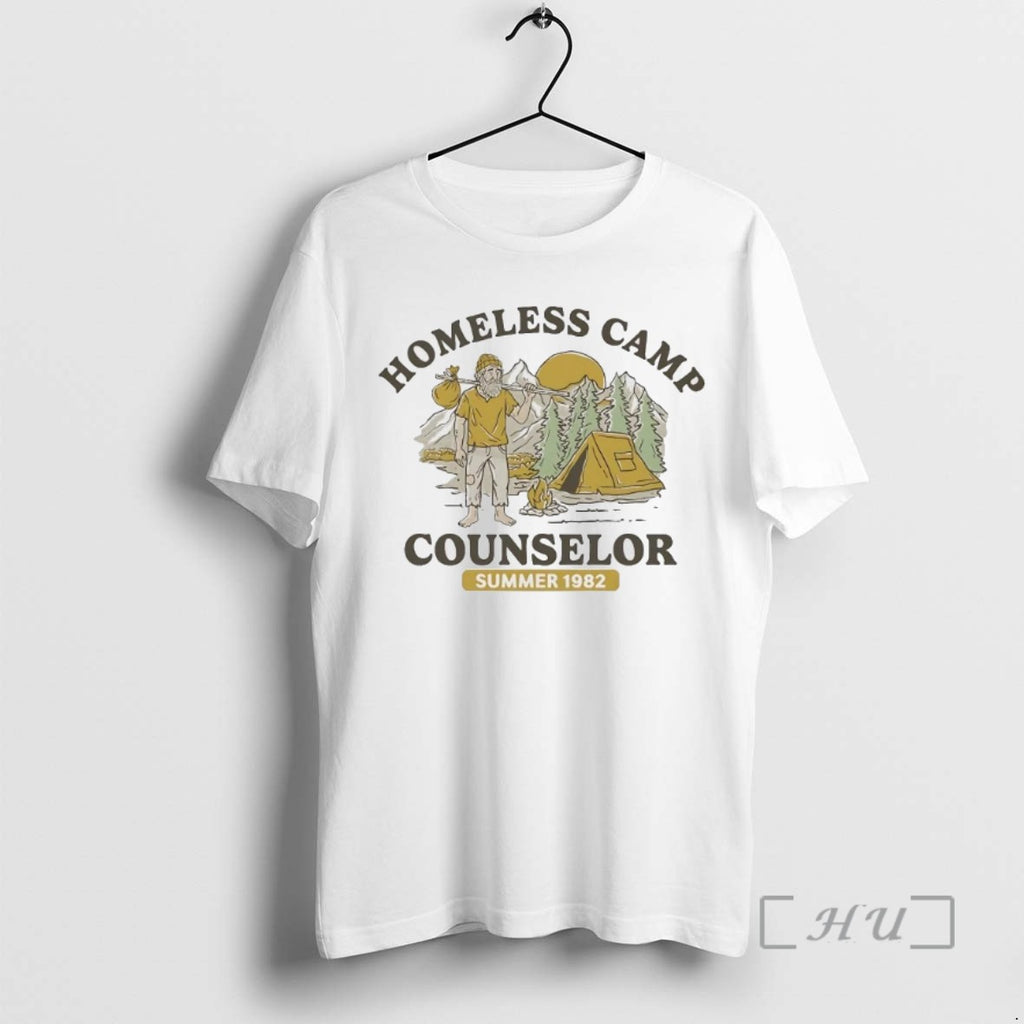 Trending Homeless Camp Counselor Summer 1982 Tee Shirt Sweater