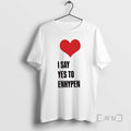 Trending I Say Yes To Enhypen Heart Tee Shirt Sweater