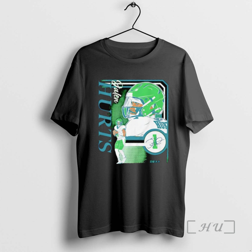 Trending Jalen Hurts Collage Frame Signature Retro Graphic Tee Shirt Sweater
