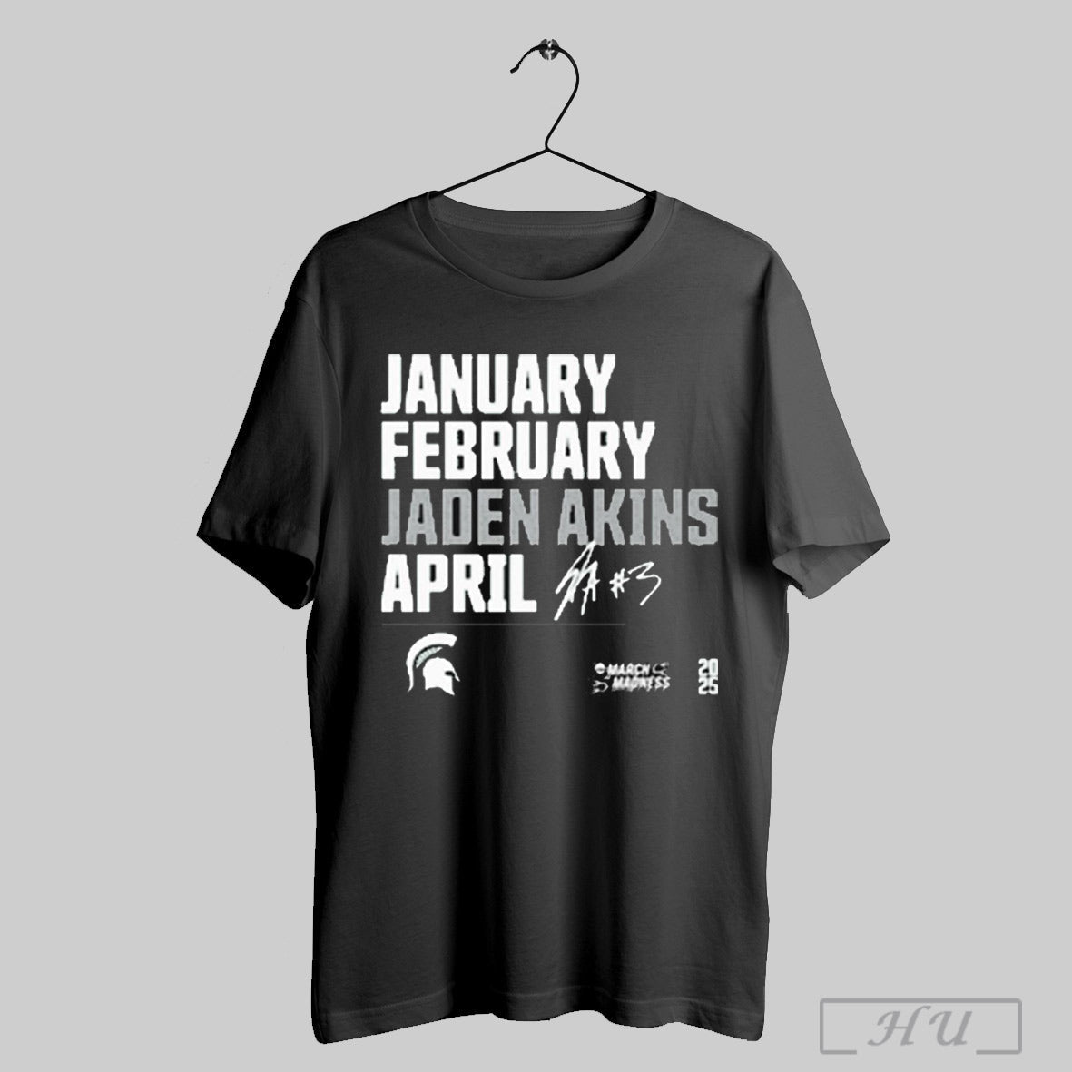 Trending January February Jaden Akins April Michigan State Spartans Basketball Ncaa March Madness 2025 Signature