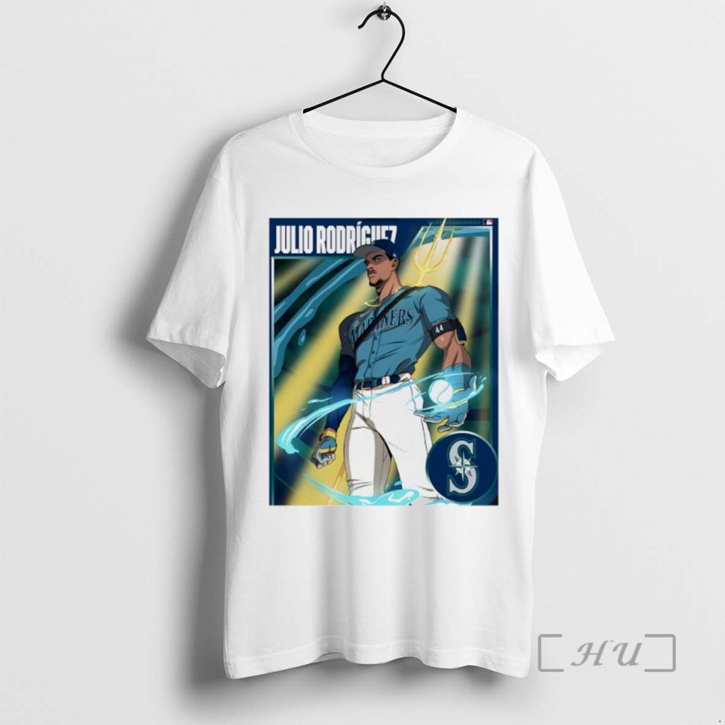 Trending Julio Rodriguez Monsters Come Alive In The Postseason Cartoon Tee Shirt Sweater