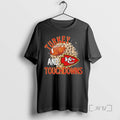 Trending Kansas City Chiefs Turkey And Touchdowns Tee Shirt Sweater