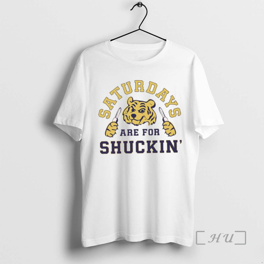 Trending Lsu Louisiana State University Saturdays Are For Shuckin Tee Shirt Sweater